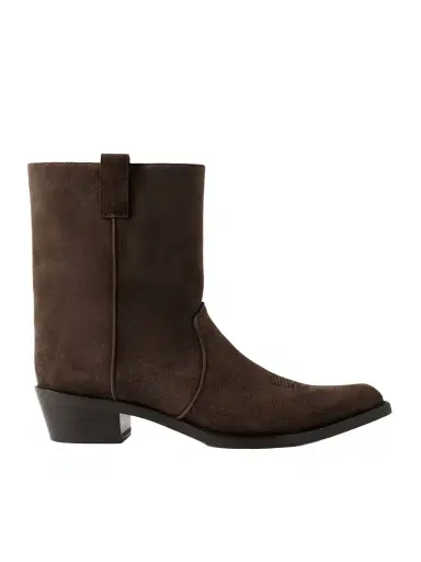 Khaite Clive Suede Ankle Boots | Thumbnail 1