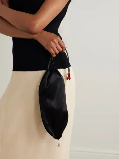 Sophie Buhai Teardrop Embellished Satin Drawstring Pouch | Thumbnail 2 Sophie Buhai Teardrop Embellished Satin Drawstring Pouch | Thumbnail 2
