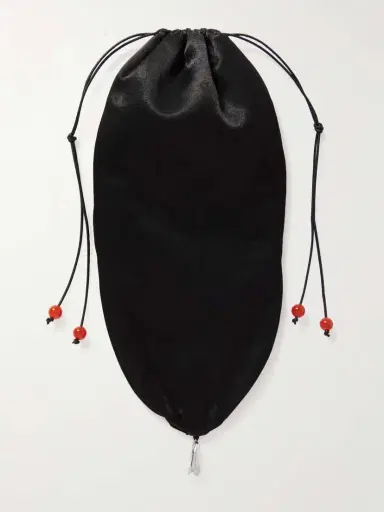 Sophie Buhai Teardrop Embellished Satin Drawstring Pouch | Thumbnail 3 Sophie Buhai Teardrop Embellished Satin Drawstring Pouch | Thumbnail 3