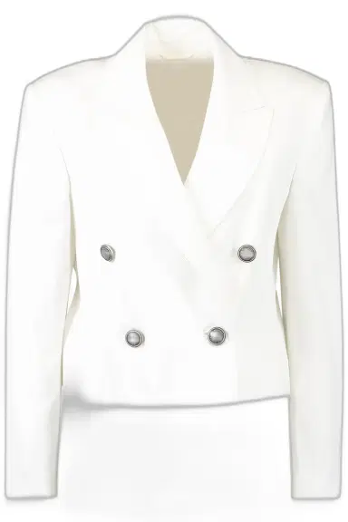 Brunello Cucinelli Cropped Double Breasted Jacket | Thumbnail 1