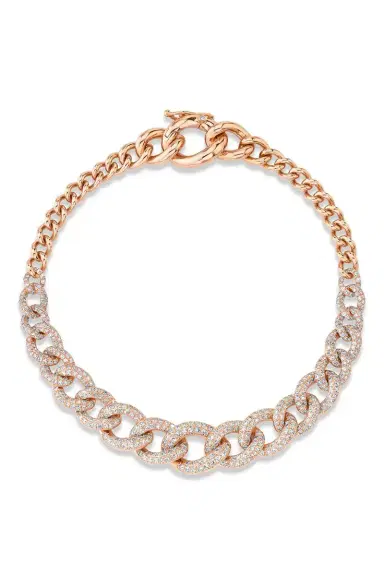 SHAY JEWELRY Diamond Gradual Link Bracelet | Thumbnail 1 SHAY JEWELRY Diamond Gradual Link Bracelet | Thumbnail 1