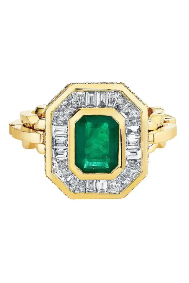 SHAY JEWELRY Diamond Halo Mini Deco Ring