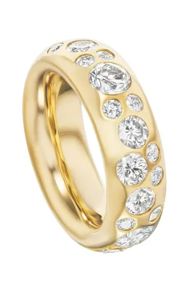 Uniform Object Diamond Mega Stone Gauge Ring | Thumbnail 5