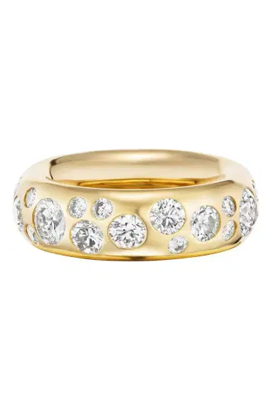Uniform Object Diamond Mega Stone Gauge Ring | Thumbnail 6