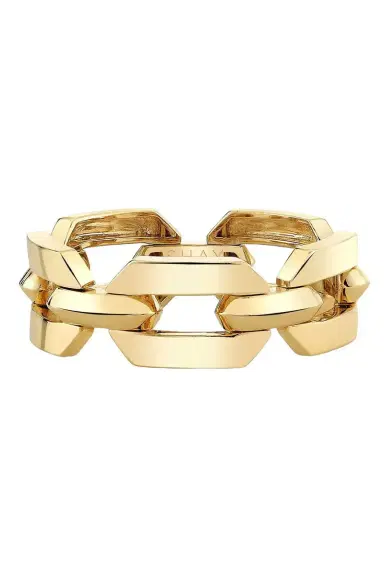SHAY JEWELRY Flat Geo Link ring | Thumbnail 1