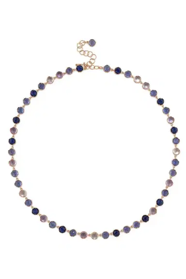 IRENE NEUWIRTH JEWELRY Lapis Tanzanite Small Classic Link Necklace | Thumbnail 1