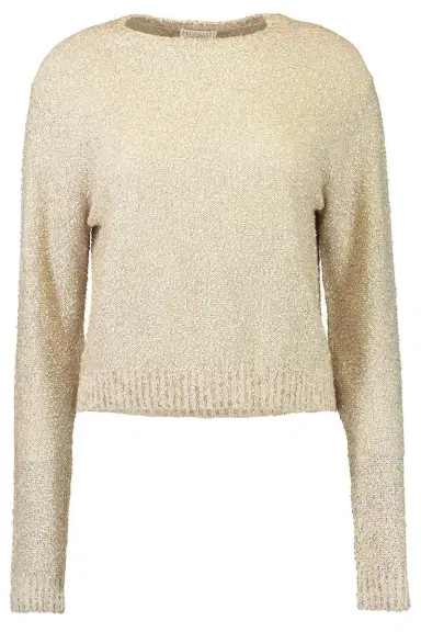 Brunello Cucinelli Long Sleeve Crewneck Pullover | Thumbnail 1