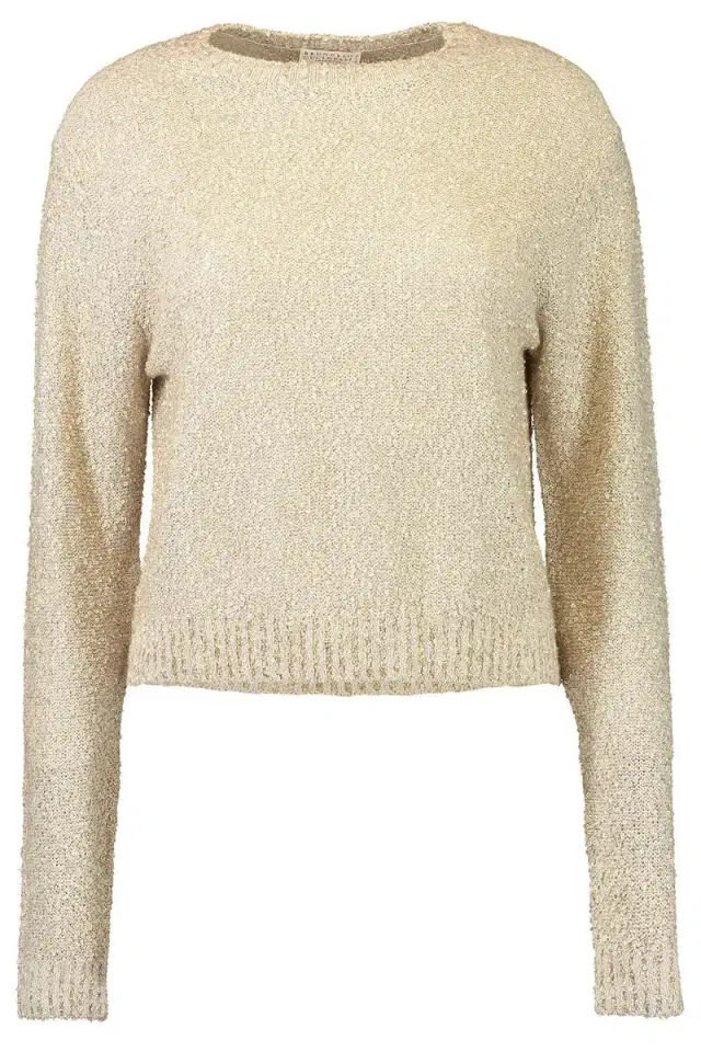 Brunello Cucinelli Long Sleeve Crewneck Pullover