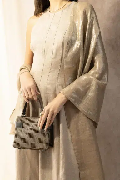 Brunello Cucinelli Lurex Scarf - Camel | Thumbnail 2