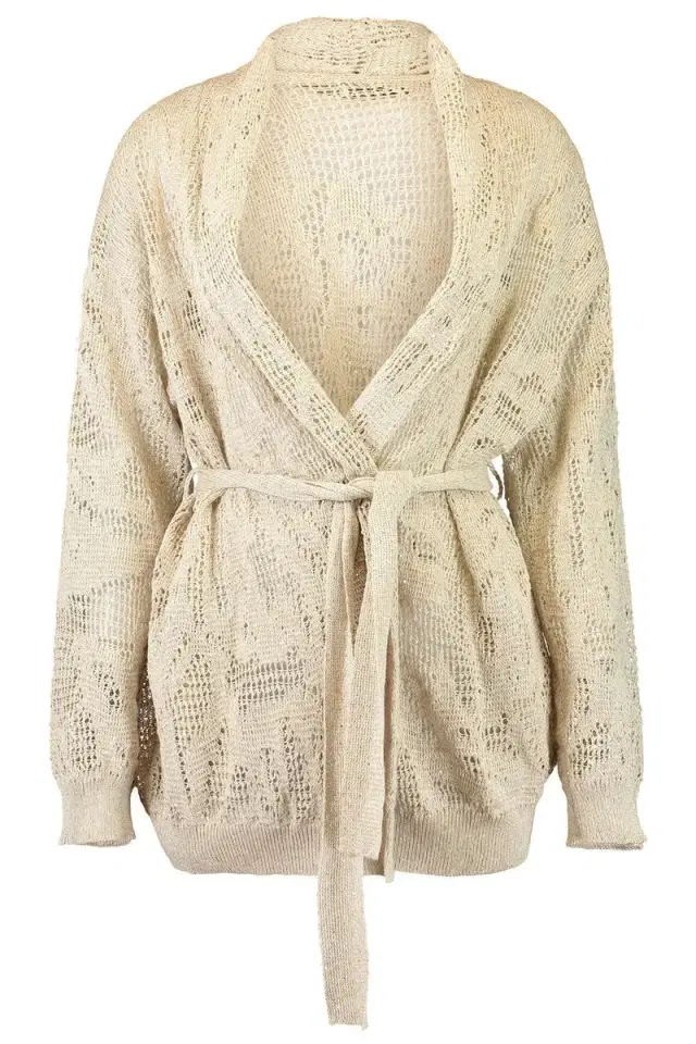 Brunello Cucinelli Water Leaves Embroidered Cardigan