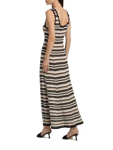 Ramy Brook Women's Livia Zigzag Knit Scoopneck Maxi Dress | Thumbnail 5 Ramy Brook Women's Livia Zigzag Knit Scoopneck Maxi Dress | Thumbnail 5