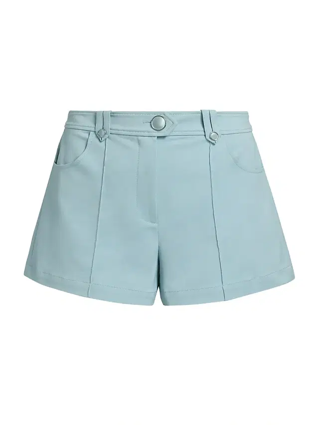 Ramy Brook Women's Marco Solid Shorts - Moonstone Blue