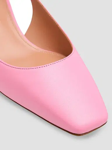Aquazzura Women's Very 35MM Leather Slingback Pumps - Bright Pink - Size 10.5 | Thumbnail 5 Aquazzura Women's Very 35MM Leather Slingback Pumps - Bright Pink - Size 10.5 | Thumbnail 5
