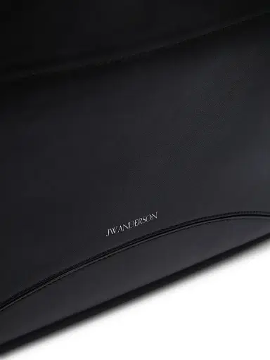 JW Anderson Women's Loafer Leather Top Handle Bag - Black | Thumbnail 7