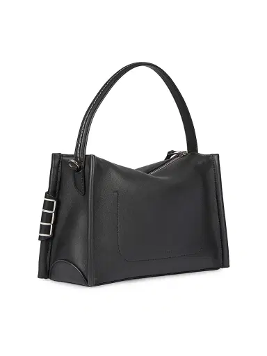 JW Anderson Women's Loafer Leather Top Handle Bag - Black | Thumbnail 8