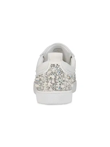 Christian Louboutin Men's Louperla Jr Low-Top Sneakers - White | Thumbnail 3