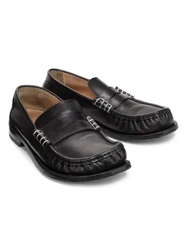 JW Anderson Men's Leather Penny Loafers - Black - Size 13 | Thumbnail 2 JW Anderson Men's Leather Penny Loafers - Black - Size 13 | Thumbnail 2