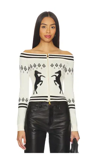 Understated Leather x REVOLVE Horse Girl Cardigan | Thumbnail 1 Understated Leather x REVOLVE Horse Girl Cardigan | Thumbnail 1