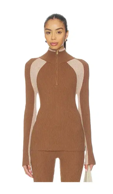 Varley Bellings Half Zip Knit Top | Thumbnail 1 Varley Bellings Half Zip Knit Top | Thumbnail 1