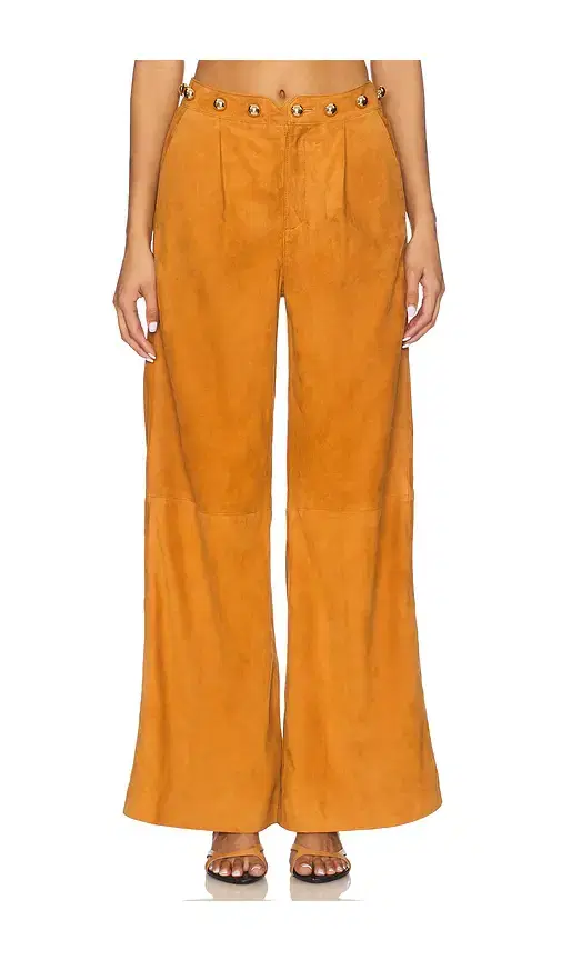 Dome Studded Wide Leg
