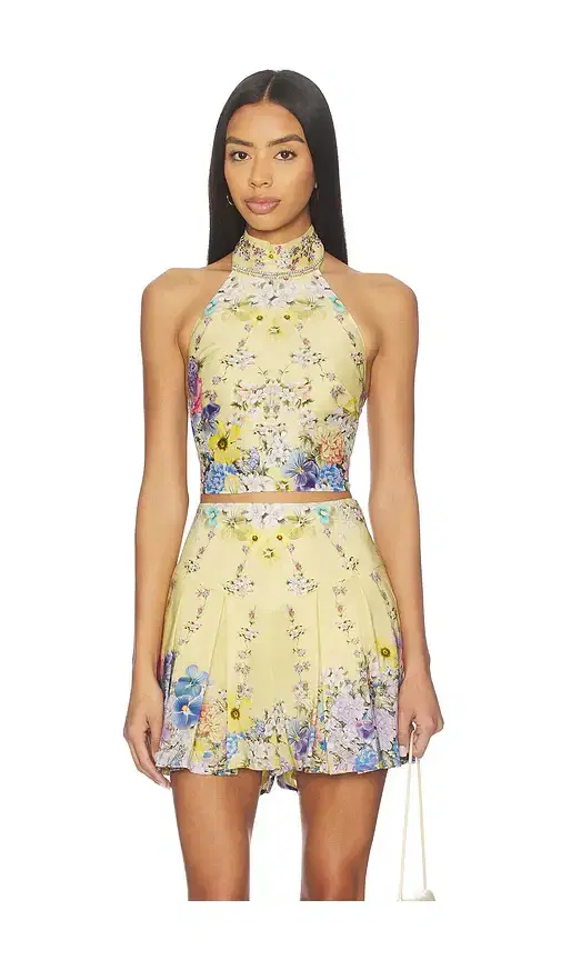 Halter Tie Back Top