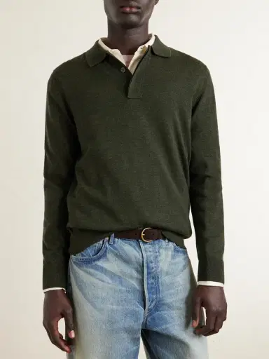 NN07 Emerson 6605 Wool Polo Shirt - Men | Thumbnail 3 NN07 Emerson 6605 Wool Polo Shirt - Men | Thumbnail 3