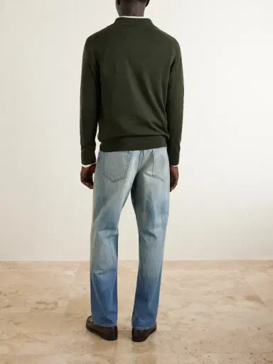 NN07 Emerson 6605 Wool Polo Shirt - Men | Thumbnail 4 NN07 Emerson 6605 Wool Polo Shirt - Men | Thumbnail 4