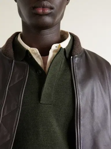 NN07 Emerson 6605 Wool Polo Shirt - Men | Thumbnail 5 NN07 Emerson 6605 Wool Polo Shirt - Men | Thumbnail 5