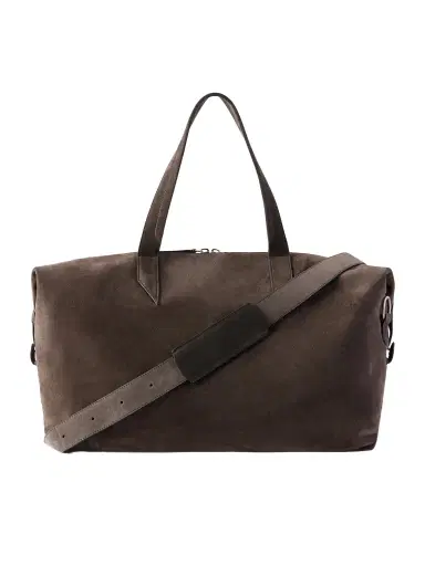 Métier Nomad Suede Weekend Bag - Men | Thumbnail 1 Métier Nomad Suede Weekend Bag - Men | Thumbnail 1