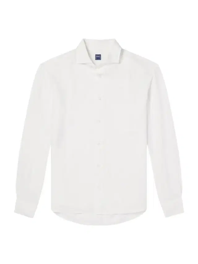 FEDELI Phil Cutaway-Collar Linen Shirt - Men