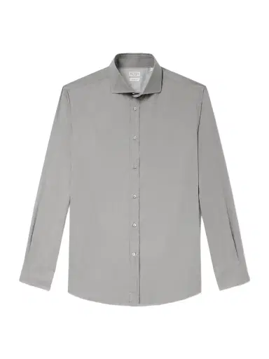 Brunello Cucinelli Cutaway-Collar Cotton Shirt - Men | Thumbnail 1