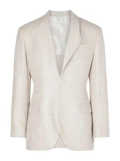 Brunello Cucinelli Silk, Linen and Wool-Blend Blazer - Men | Thumbnail 1 Brunello Cucinelli Silk, Linen and Wool-Blend Blazer - Men | Thumbnail 1