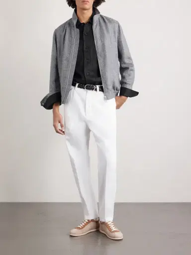 Brunello Cucinelli Linen Overshirt - Men | Thumbnail 2 Brunello Cucinelli Linen Overshirt - Men | Thumbnail 2