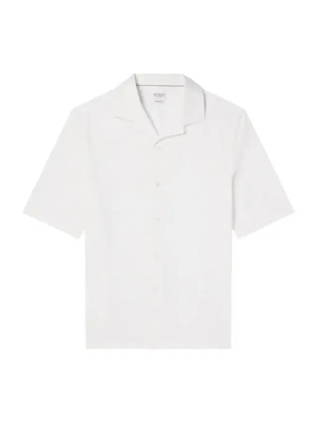 Brunello Cucinelli Camp-Collar Textured-Cotton Shirt - Men