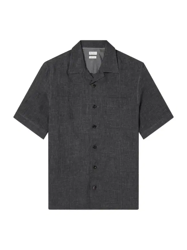 Brunello Cucinelli Camp-Collar Linen Shirt - Men