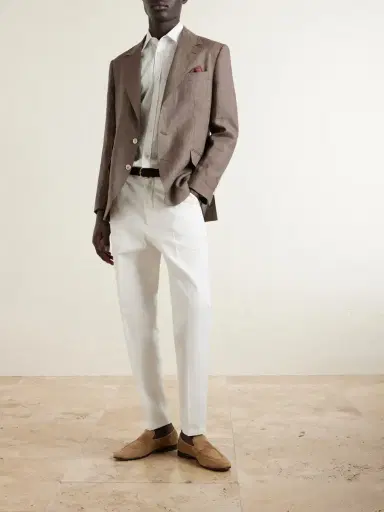 Brunello Cucinelli Linen Suit Jacket - Men | Thumbnail 2 Brunello Cucinelli Linen Suit Jacket - Men | Thumbnail 2