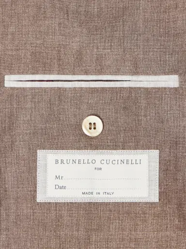 Brunello Cucinelli Linen Suit Jacket - Men | Thumbnail 6 Brunello Cucinelli Linen Suit Jacket - Men | Thumbnail 6