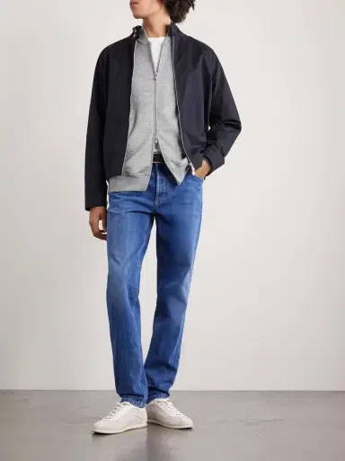 Brunello Cucinelli Cashmere-Blend Zip-Up Sweatshirt - Men | Thumbnail 2