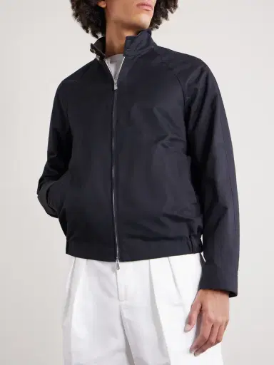 Brunello Cucinelli Cotton-Blend Twill Bomber Jacket - Men | Thumbnail 3 Brunello Cucinelli Cotton-Blend Twill Bomber Jacket - Men | Thumbnail 3