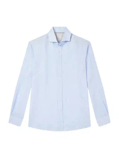 Brunello Cucinelli Cutaway-Collar Linen Shirt - Men | Thumbnail 1 Brunello Cucinelli Cutaway-Collar Linen Shirt - Men | Thumbnail 1