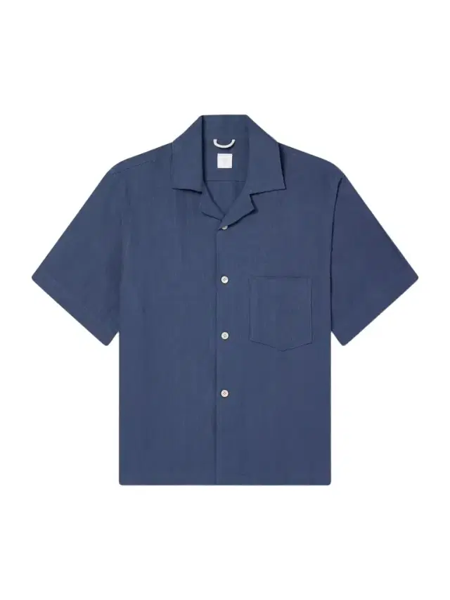 Camp-Collar Linen Shirt - Men