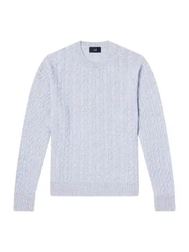 dunhill Cable-Knit Cashmere and Linen-Blend Sweater - Men | Thumbnail 1 dunhill Cable-Knit Cashmere and Linen-Blend Sweater - Men | Thumbnail 1