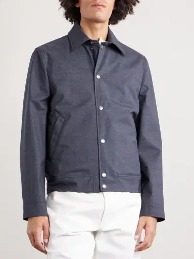 Brunello Cucinelli Virgin Wool Blouson Jacket - Men | Thumbnail 3