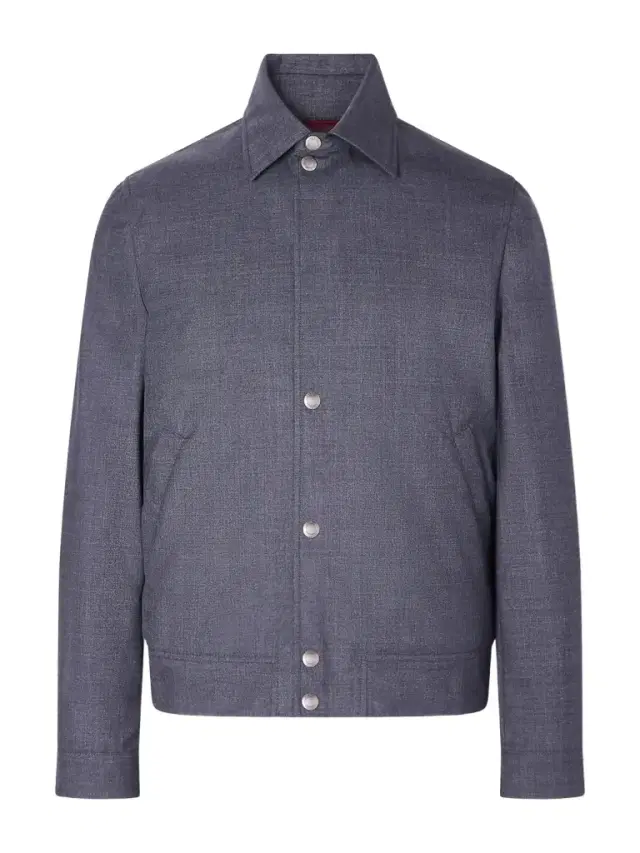 Brunello Cucinelli Virgin Wool Blouson Jacket - Men