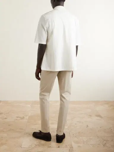 ELEVENTY Slim-Fit Stretch Cotton-Twill Chinos - Men | Thumbnail 4 ELEVENTY Slim-Fit Stretch Cotton-Twill Chinos - Men | Thumbnail 4