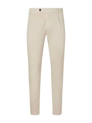 ELEVENTY Slim-Fit Stretch Cotton-Twill Chinos - Men | Thumbnail 1 ELEVENTY Slim-Fit Stretch Cotton-Twill Chinos - Men | Thumbnail 1