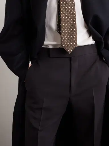 Tom Ford 8cm Embroidered Polka-Dot Silk-Jacquard Tie - Men | Thumbnail 3