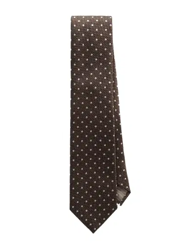 Tom Ford 8cm Embroidered Polka-Dot Silk-Jacquard Tie - Men | Thumbnail 1