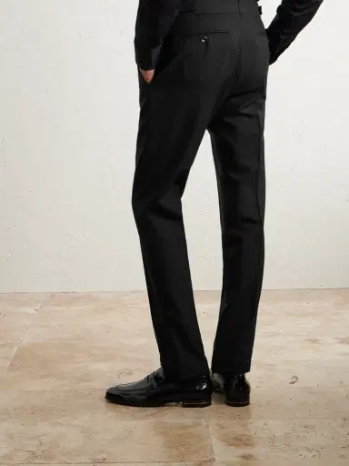 Tom Ford Atticus Straight-Leg Wool and Mohair-Blend Suit Trousers - Men | Thumbnail 4