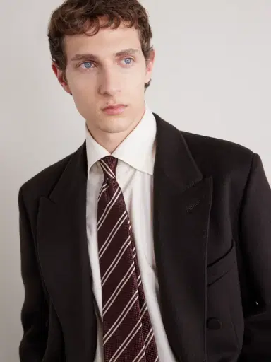Tom Ford 8cm Striped Silk-Jacquard Tie - Men | Thumbnail 2 Tom Ford 8cm Striped Silk-Jacquard Tie - Men | Thumbnail 2